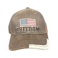 Farm Boy Freedom Oilskin Hat w/ American Flag