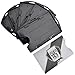 5 Pack - Specialist ID Black Dual Card ID Badge Holder - Holds 2 Cards - Rigid Hard Plastic - Double Sided Card Holder for Horizontal or Vertical Badges - Open Face Design