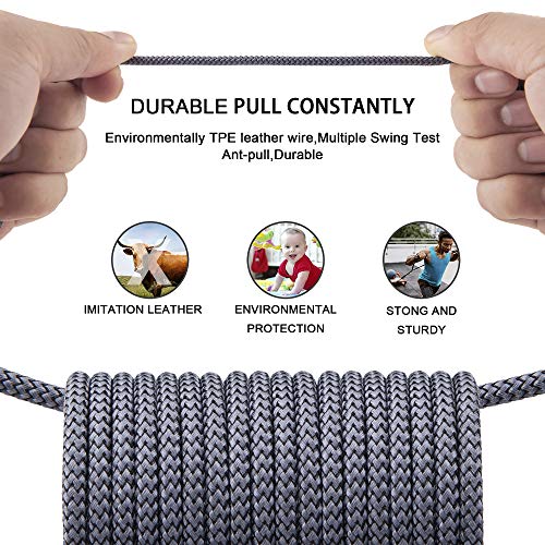 4 iPhone+Charger+Lightning+Braided+Compatible