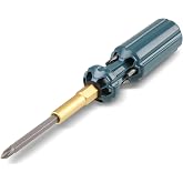multi-bit screwdriver with six 3inch bits