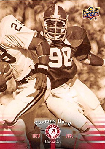 Thomas Boyd Football Card Alabama Crimson Tide 2012 Upper