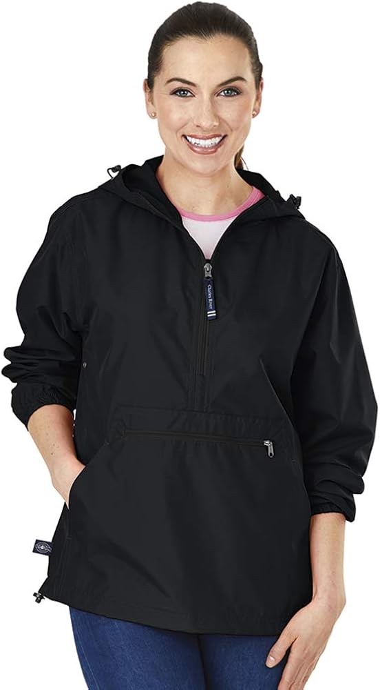 Charles River Apparel Pack-N-Go Wind & Water-Resistant Pullover (Reg/Ext Sizes): Clothing