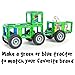 Magnetic Tile Tractor and Farm Set - 44 Tiles, Complete with Farmer and Animals, Great Toy for Boys and Girls, Teach Creativity Building Barns and Tractors, More Fun than Blocks