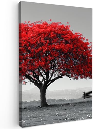 MuchoWow© Leinwand Bilder Groß XXL Wanddeko Wohnzimmer Aesthetic Room Decor