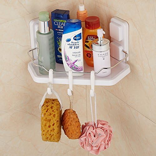 KWELS Super Powerful Vacuum Suction Cup Bathroom/Kitchen Space Saver Heavy Duty Shelf