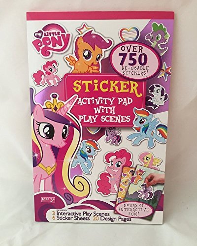 Artistic Studios My Little Pony Sticker Activity Pad with Play Scenes