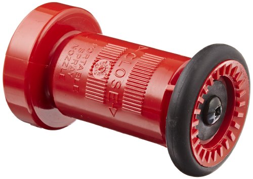 Dixon Valve CFB2015S Thermoplastic Fire Equipment, Constant Flow Fog Nozzle, 2" SIPT (NPSH) - Red