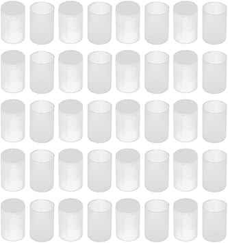 Amazon Co Jp Uxcell エンドキャップ ボルトネジ保護 チューブカバー 10mm内径 Peプラスチック 40個入り Diy 工具 ガーデン
