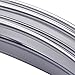 5M Flexible Trim for DIY Automobile Car Interior Exterior Moulding Trim Decorative Line Strip (Silver)