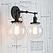 Permo Double Sconce Vintage Industrial Antique 2-lights Wall Sconces with Dual Mini 5.9