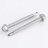 #14 x 4" (3/4" to 4" Available) Hex Washer Head