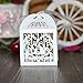 Amytalk 50 Pcs Laser Cut Wedding Favors Candy Boxes Pearl Paper Gifts Box for Marriage Birthday Shower Party Decors (Bird)
