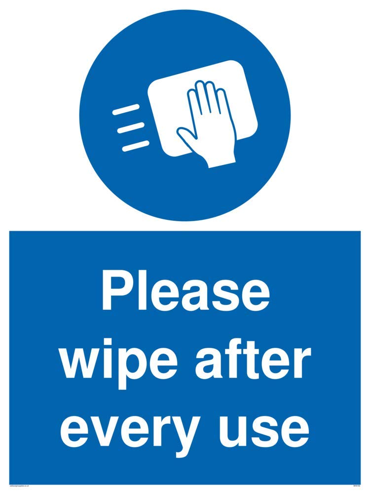 Please wipe after every use