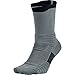 Nike Elite Versatility Crew Basketball Sock Cool Grey (065) / Black/ Cool Grey Large