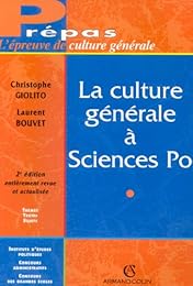 La  culture générale à Sciences Po