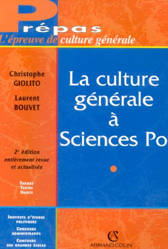 La  culture générale à Sciences Po
