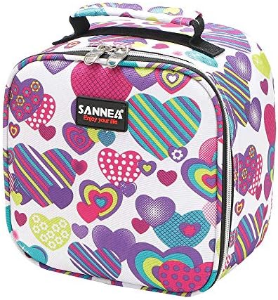 KFSO Lunch Bag Clearance Sale! Square Premium Thermal Insulated Mini Lunch Bag | School Lunch Box For Boys, Girls, Kids, Adults | Soft Leakproof Liner | Compact Lunch Pail for Office (A)