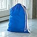 Handy Laundry Nylon Bag with Shoulder Strap, Royal Blue 30