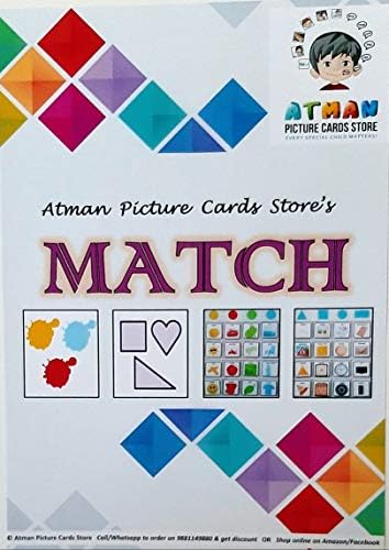 Atman Picture Cards Store: Match Colours and Shapes