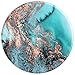 Teal Rose Watercolor PopSockets Grip and Stand for Phones and Tablets