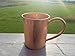 Copper Cup for Moscow Mule, 100% Pure Solid Copper Drinking Mug, Unlined, No Alloying, Nickel, Or Tin, 16 Oz, Handcrafted, Food Safe, Bonus E-Book With Moscow Mule Recipes