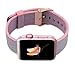 INTENY Yichan Woven Nylon Fabric Wrist Strap Replacement Band with Classic Square Stainless Steel Buckle for Apple Watch iWatch Series 1 / 2 / 3,Sport & Edition,38mm,Lightpink and Midnightblue