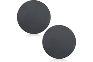 WENHUALI Hot Rolled Steel Plate 1/4" x 4" Diameter Circle Weldable A36 Steel Sheet, Round Metal Steel Base Sheet for Architecture (2 Pack)