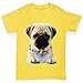 Twisted Envy Pug In A Scarf Boy’s Funny Cotton T-Shirt, Comfortable and Soft Classic Tee with Unique Designthumb 2