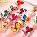 Ikevan 10 Pcs Wall Stickers Butterfly LED Lights Wall Stickers Colorful Light 3D Simulation butterfly Luminous Wall stickers House Kid Bedroom Decoration
