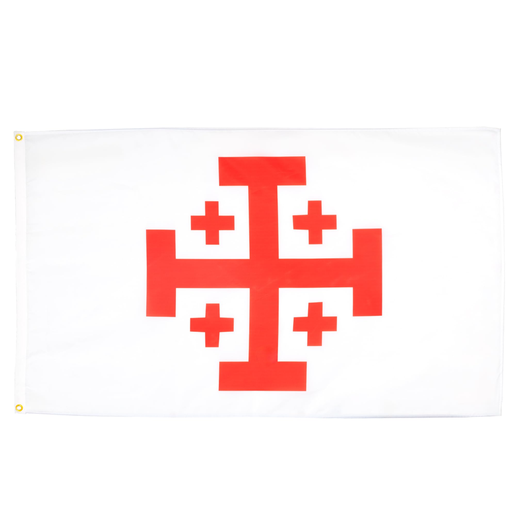 AZ FLAG - Order Of The Holy Sepulchre Of Jerusalem Flag - 3x5 Ft - 100D Polyester Catholic Banner with Two Metal Grommets - Fade Resistant - Vivid Colors - 3' x 5' Feet - 150x90 Cm