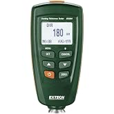 Extech CG204 Coating Thickness Tester | Dual technology, 0-1000um (0-40 mils), auto substrate recognition, stores 255 readings, backlit LCD
