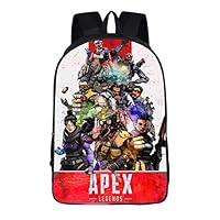 Ku-lee APEX Legends Backpack Rucksack-APEX Legends Game School Bag Laptop Bag-Backpack for Kids Adult