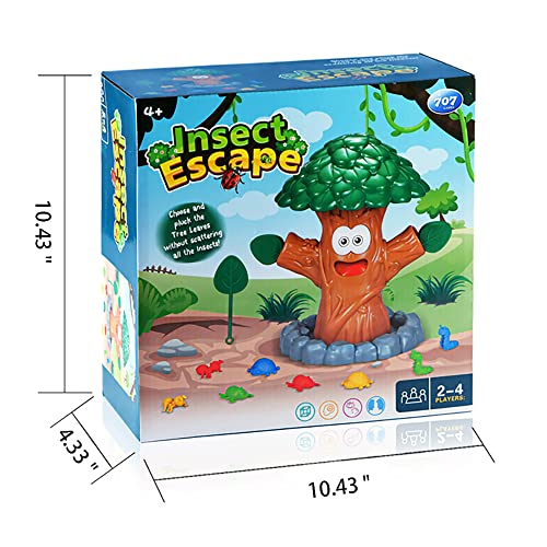 SHESJUDY Insect Escape Game Perfection Game for Kids Adult Board Games for Kids 812 Pop Up