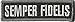 Tactical Morale Patch - Semper Fidelis - Black