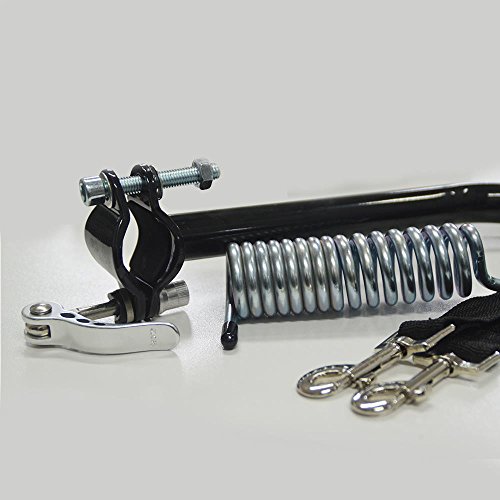 DRULINE Führhalter Abstandhalter Expander Fahrradhalter Fahrradleine Hund Biker Set – Bild 6