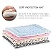 Mora Pets Dog Bed Crate Pad Ultra Soft Pet Bed with Cute Star Print Washable Crate Mat for Large Medium Small Dogs Reversible Fleece Dog Crate Kennel Mat Cat Bed Liner 21 x 12 inch Pink