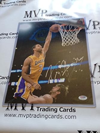 Amazon Com Psa Dna Authentic Xavier Henry Autograph 11x14 Los Angeles Lakers Dunk Photo Collectibles Fine Art