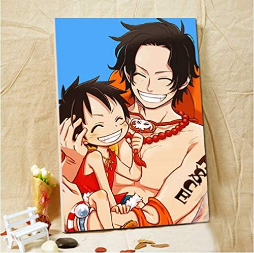 asd137588 Diy Oil Painting One Piece Digital Paint By Numbers Japan Cartoon Painting Diy Digital Painting Diy Anime Posters No Framed