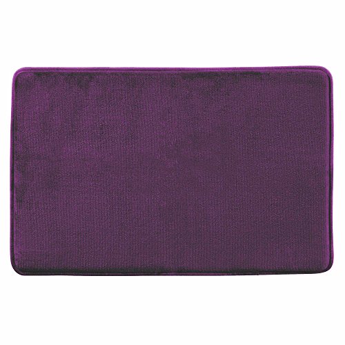 Genteele Memory Foam Bath Mat Non Slip Absorbent Super Cozy Velvet