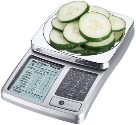Kitrics Digital Nutrition Scale (Silver) by Kitrics