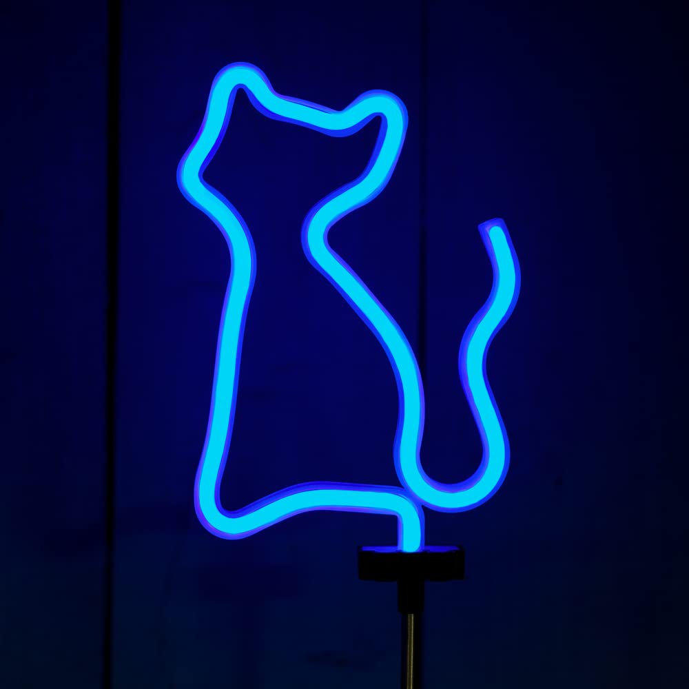 SolarCentre® UrbanSolar Outdoor Solar Powered Neon Lights - Cat