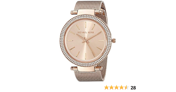 MK3369 - Darci Rose Gold Tone Watch 