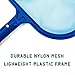 SplashTech Plastic Pool Skimmer Net, 17 x 11 Small Skimmer Head - Pool Net Skimmer Head for Standard 1.25