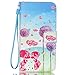 Galaxy S6 Case,Samsung Galaxy S6 Case,S6 Case,CASELAND Flip Cover Wallet PU Leather with Stand + Lanyard Case for Samsung Galaxy S6 - Dandelion