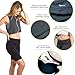 Long Workout Shorts for Women Active Sports Pants, Tights Leggings Shorts with Pockets and Wide Waistband for Support Black