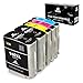 IKONG 1Set+1BK Compatible Ink Cartridge Replacement for Ink Cartridges 940 Compatible with Officejet Pro 8500 8000 8500A