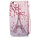 iPhone 5S Case, iPhone 5 Wallet Case, Firefish Stand Flip Folio Wallet Cover Shock Resistance Protective Shell with Cards Slots Magnetic Closure for Apple iPhone 5/5S/SE-Tower