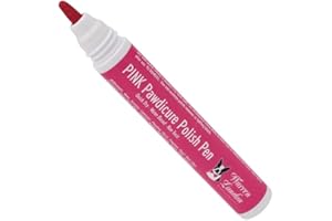 Warren London Pawdicure Dog Nail Polish Pens | Made in USA | Quick Dry, Low Odor, Non-Toxic Dog Accessories | Ideal for Dog Birthday, Dog Costume | Dries in Under 1 Minute | 13 Colors | Pink