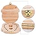 Yonger Baby Tooth Box, Wooden Teeth Save Box Souvenir Box, Milk Teeth Organizer Holder Teeth Wood Case Storage ,1pc (English, Boy)