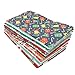 FUNARTY 96pcs Christmas Gift Bags, 5x9.8 Inches Goody Paper Bags in 16 Designs Xmas Treat bags for Classrooms, Party Favors, Kraft Holiday Goodie Wrapping